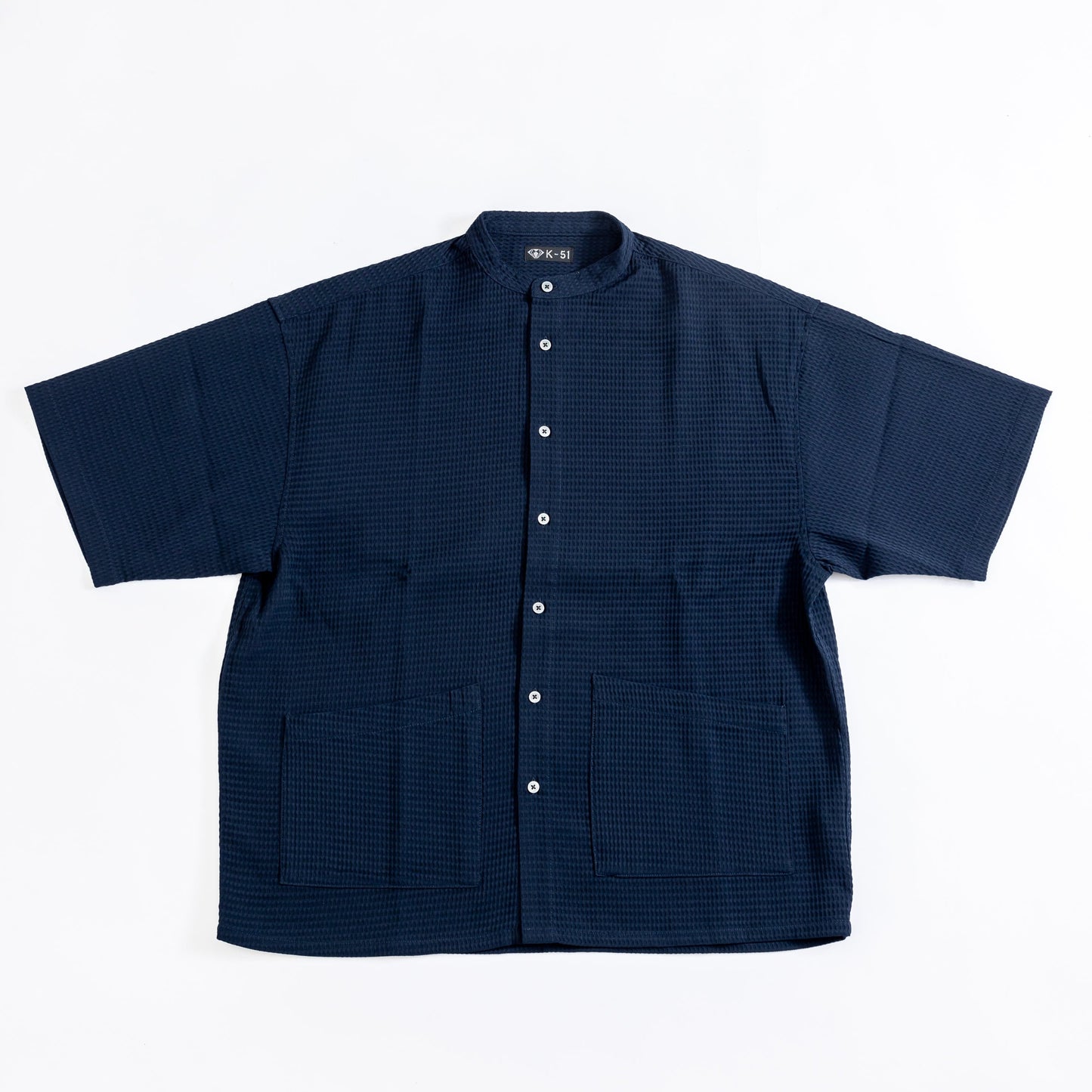 【SS】スタンドシャツネイビー・ショーツ